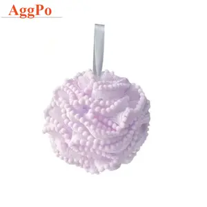 Tắm vòi hoa sen xơ mướp Sponge-Tẩy tế bào chết tắm bọt biển cơ thể Scrubber-Cơ thể trở lại Scrubber mềm lưới vòi hoa sen Puffs