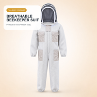 Combinaison d'apiculteur respirante en maille 3D avec capuche de protection, combinaison intégrale pour travaux d'apiculture
