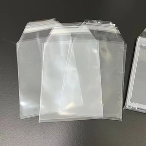 Protectores de Tarjetas de PP Transparentes de 7 Pulgadas, Estilo Minimalista, Sin Cierre, para Almacenamiento de Tarjetas de Crédito - Product Image 1