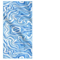 AMOROUD Handuk Pantai Musim Panas Anti Pasir Ringan Warna-warni Turki untuk Dewasa, Jubah Waffle Cepat Kering dari Bahan Microfiber dengan Motif Bunga Capybara Kartun