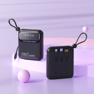 <span class=keywords><strong>Batterie</strong></span> <span class=keywords><strong>externe</strong></span> <span class=keywords><strong>20000mAh</strong></span> en plastique, certification 3C, charge rapide 120W avec quatre câbles, pour iPhone - Product Image 2