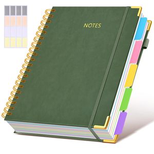 Custom Printed A5 A6 A4 No Ink Bleeding Hard Soft Leather Journal Planner PU Spiral Notebook Diary with logo for Students - Product Image 1