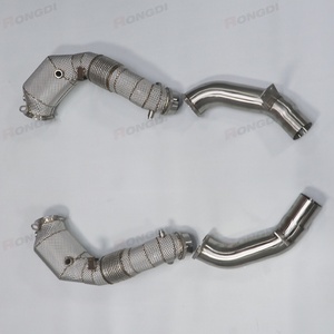 Tuyau d'échappement droit SS304 pour BMW Série 8 X5M X5 G14 G15 G16 G05 G30 F07 F10 2012-2018 4.4T N63 - Product Image 2