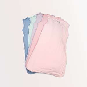 PETELULU Sac de couchage pour bébé en bambou sur mesure avec logo personnalisé, taille plus, enveloppe pour poussette, sacs de couchage chauds 2,5 <span class=keywords><strong>Tog</strong></span>, fermeture éclair toute saison - Product Image 1