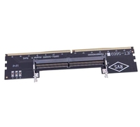 DDR3 DDR4 DDR5 ordinateur portable vers carte adaptateur de mémoire de bureau SO-DIMM vers PC DIMM carte connecteur carte mémoire clé mémoire adaptateur test