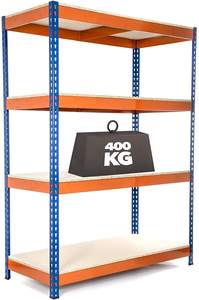 Estantes de almacenamiento de acero industrial, sistema de estantería resistente - Product Image 5