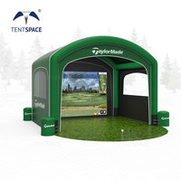 Nouvelle Arrivée : Tente de Golf Gonflable pour Simulateur, Enceintes de Simulation de Golf Intérieures