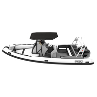 Bateaux pneumatiques rigides à double coque Orca Hypalon/PVC de luxe de 28 pieds Rhib 860