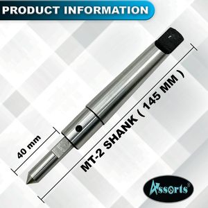Herramienta guía surtida para machos de roscar de vástago MT2 con resorte, para roscado en torno, fresadora y mandrinado, con construcción de acero de herramienta de aleación - Product Image 3
