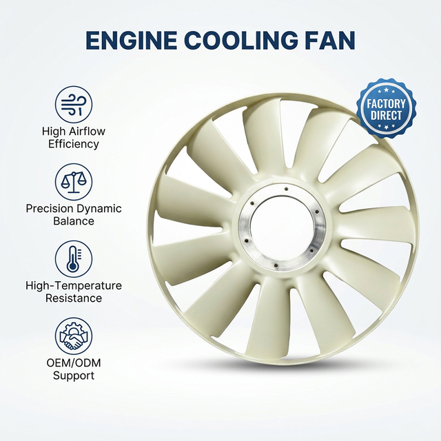 Cooling System Viscous Fan Blade 315212 268057N 51.06601.0283 51066010283 for MAN TGA TGS TGX Truck Lion's Coach Neoplan Bus