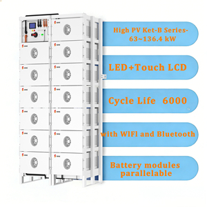 Système de stockage d'énergie solaire hybride empilable SRNE 512V 615V 105kWh 126kWh 136kWh, batterie au lithium LiFePO4, industriel et commercial - Product Image 2