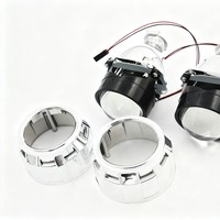 Phares LED à succès : Kit de lentilles de projecteur Visteon double faisceau de 2,5 pouces, lampe Xénon H1, ajustement universel H11 9005 H7 pour phares de voiture