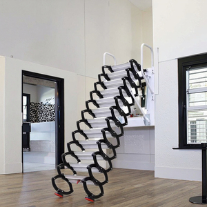 Escalera Plegable de Techo para Ático, Escalera Telescópica de Acero, Moderna, <span class=keywords><strong>El</strong></span>éctrica - Product Image 5