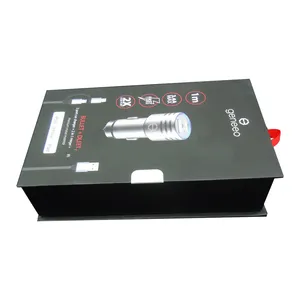 定制印刷电子产品多功能包装翻盖移动充电usb盒耳机电缆包装盒