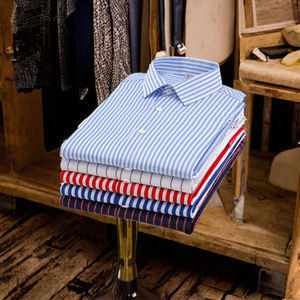 Camisas de Vestir Formales de Diseñador para Hombre <span class=keywords><strong>AOSHI</strong></span>, 100% Algodón, Manga Tres Cuartos, Cuello Mao, Antiarrugas y Transpirables - Product Image 2