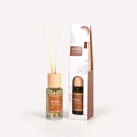 Ventes directes d'usine 30ml diffuseur d'huile essentielle d'aromathérapie bouteille en verre décor à la maison parfum diffuseur de roseau avec bouchon en bois
