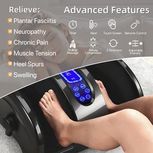 Productos más vendidos Masajeador de pies, masajeador de piernas de pie multifunción 3 en 1 con control remoto - Product Image 4