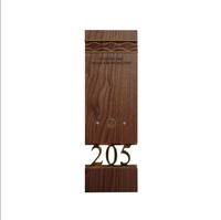 Ezd plaque de porte d'hôtel de haute qualité mdn lettre en laiton plaque de porte en bois pour hôtel utilisant le signe de répertoire d'hôtel signe en laiton dnd