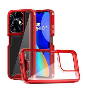 GSCASE Manufacture Couverture arrière du téléphone 360 Transparent Clear Cell Phone Case For tecno spark 20 <span class=keywords><strong>pro</strong></span> plus - Product Image 1