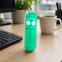Figurine d'action personnalisée en forme de concombre vert amusant, imprimée en 3D, modèle miniature, ornement de bureau, jouet de haute précision, récompenses d'entreprise