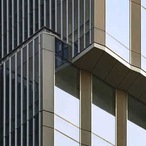 Mur-rideau en verre contemporain avec surface miroir pour l'extérieur des bâtiments, design anti-corrosion - Product Image 4