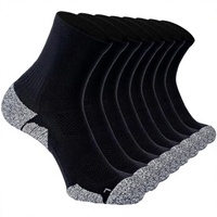 Chaussettes de sport pour femmes Elite Quarter avec logo personnalisé, chaussettes de sport respirantes tricotées à la cheville, ODM