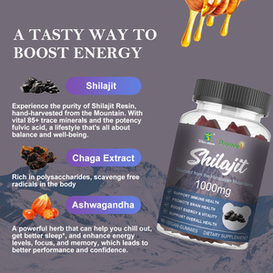 Pure Himalayan Shilajit Gold Resin Gummies Suplemento nutricional de sabor a hierbas 60 Count 24 meses de vida útil - Product Image 5
