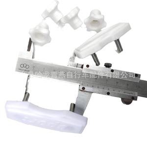 Bicycle <b>Basket</b> Card White <b>Plastic</b> Metal Frame Mount Durable For Mountain Bike Electric Bike Folding Bike Children's Bike - Product Image 2