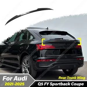 สำหรับ Q5 FY Sportback Coupe ปี 2021 2022 2023 2024 2025 สปอยเลอร์กลางฝากระโปรงท้ายรถยนต์ ปีกตกแต่งแบบติดตั้งถาวร อุปกรณ์ตกแต่งชุดแต่งตัวถังรถ - Product Image 1