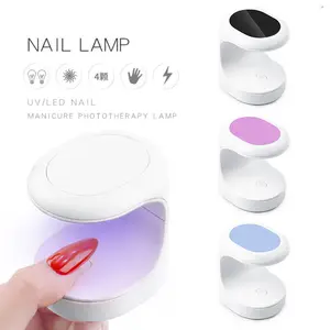 Portatile ad asciugatura rapida 3W dito USB forma doppia Nail lampada Mini luce asciugatrice UV Led Nail lampada per Gel polimerizzazione