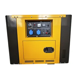 6kva 6 kw 6000w 7kva 7kw 1 fase silenziose insonorizzate generatore Diesel portatile silenzioso