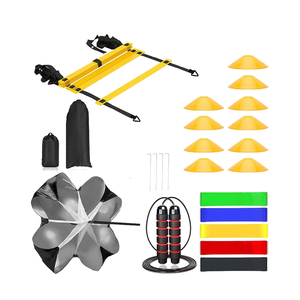 Thể Thao Bóng Đá Thiết Bị Đào Tạo Tốc Độ Sự Nhanh Nhẹn Thang Đào Tạo Cones Parachute Thang Bộ Kit Cho Bóng Đá - Product Image 4