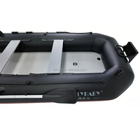 Bateau de pêche gonflable en PVC Hailebao, moteur électrique/à essence 4HP, capacité 5 personnes, pour la dérive, le surf, le ski nautique, lacs, rivières