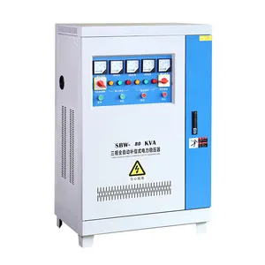 80KVA 380V 415V 3 Phase Automatic AC Power Voltage Regulator