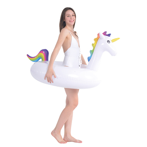 Flotador Inflable de PVC con Forma de Unicornio, Grande y Personalizado, para Adultos - Product Image 1