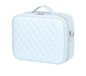 กระเป๋า2025ช่างแต่งหน้ามืออาชีพสไตล์ใหม่พร้อมกระจกและช่องตารางแสงกระเป๋าความงามใบหน้าสามารถแขวนบนกระเป๋าเดินทาง - Product Image 3