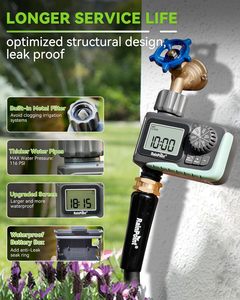 Temporizador Digital Programável para Mangueira de Jardim, Sistema de Irrigação Manual/Automático com Atraso de Chuva 1 - Product Image 6