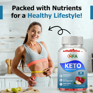 Gomitas Keto +ACV con suplemento de BHB y calcio, personalizables de fábrica, para un control de peso efectivo, nutren la piel, el cabello y las uñas. - Product Image 5