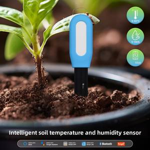 Capteur d'humidité et de température intelligent Bluetooth Tuya pour la maison, capteur contrôlé par application pour le jardinage et la surveillance de l'environnement - Product Image 2