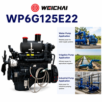 Mesin Diesel Industri Kecil SCDC Weichai Seri WP6G WP6G125E22 92kW untuk Pompa Irigasi, Pompa Pemadam Kebakaran, Pompa Transfer Air