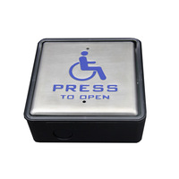 Interrupteur intelligent de contrôle d'accès CANBO M510 certifié CE, à ouverture par pression, pour porte coulissante automatique de salle de bain pour personnes handicapées