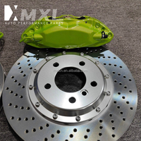 Rem otomatis MXLF50 4 Pot aluminium kaliper rem 355 380MM Rotor untuk VW Tiguan CC RAV4 Ford Mustang Mazda 6 Patrol XC90