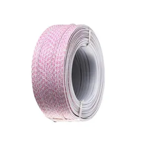 Venta caliente UL2651 300V 20AWG 16AWG Cable de cinta plana de conductor de cobre estañado aislado de PVC personalizado