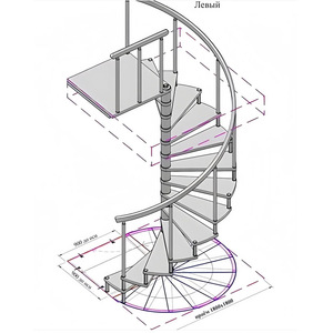 Diseño de <span class=keywords><strong>Escalones</strong></span> Antideslizantes para Escaleras Giratorias Prefabricadas en Interiores y Exteriores. Actualmente, escaleras de caracol metálicas. - Product Image 6