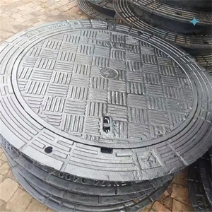 En 124 B125 C250 fonte ductile asphalte coulé au sable ouverture carrée rectangulaire <span class=keywords><strong>couvercle</strong></span> de trou d'homme de <span class=keywords><strong>fosse</strong></span> <span class=keywords><strong>septique</strong></span> avec cadre - Product Image 3