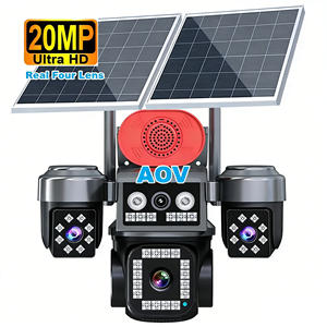 Cámara PTZ Solar 4G de 3 MP con Visión Nocturna a Todo Color, Altavoz, Seguimiento Automático, Comunicación Bidireccional, Seguridad Exterior, Tarjeta CMOS IP67 y Tarjeta de Memoria - Product Image 1