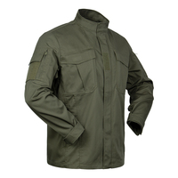 Blouson Moto Décontracté Tissé Vert Grande Taille Respirant à Fermeture Éclair en Cuir de Vachette pour l'Automne – Manteau Chaud d'Extérieur – Vente en Gros