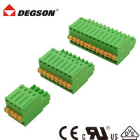 Bloc de bornes DEGSON en alliage de cuivre à branchement par ressort pour électronique automobile 15EDGKD-2.5-XXP-14-00A(H)