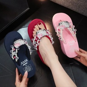 Infradito da <span class=keywords><strong>donna</strong></span> Bohemian 2026: Nuove Ciabatte con Zeppa Rialzata per Esterni, alla Moda - Product Image 2