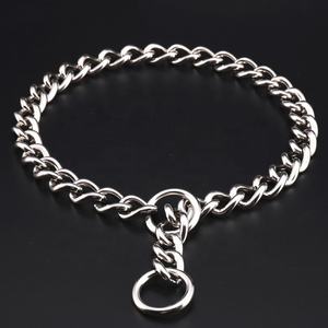 <span class=keywords><strong>Collar</strong></span> de <span class=keywords><strong>perro</strong></span> de acero inoxidable cubano mediano grande Martingale oro plata serpiente cadena <span class=keywords><strong>perro</strong></span> para hombres con accesorios - Product Image 4